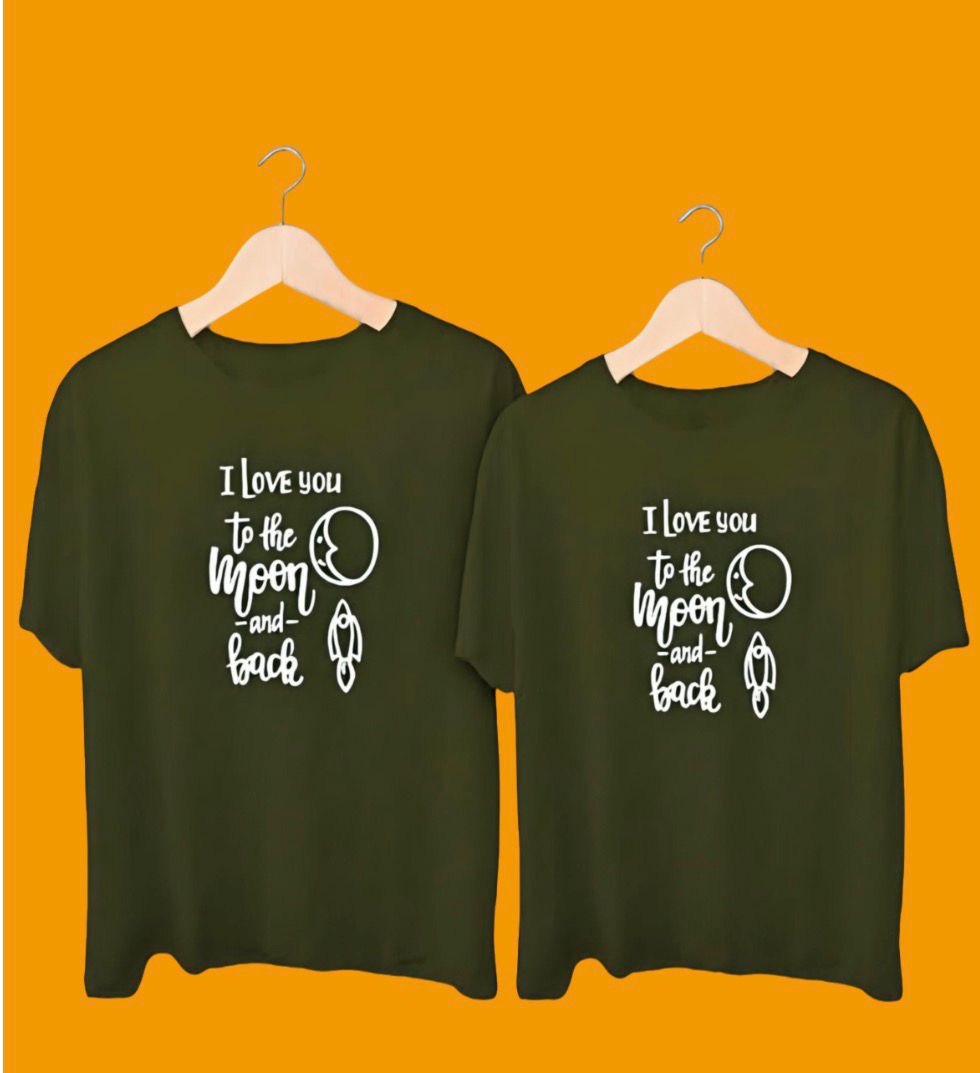 Moon and Back Couple Tee